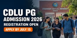 CDLU PG Admission 2026 Now Open Apply by July 15